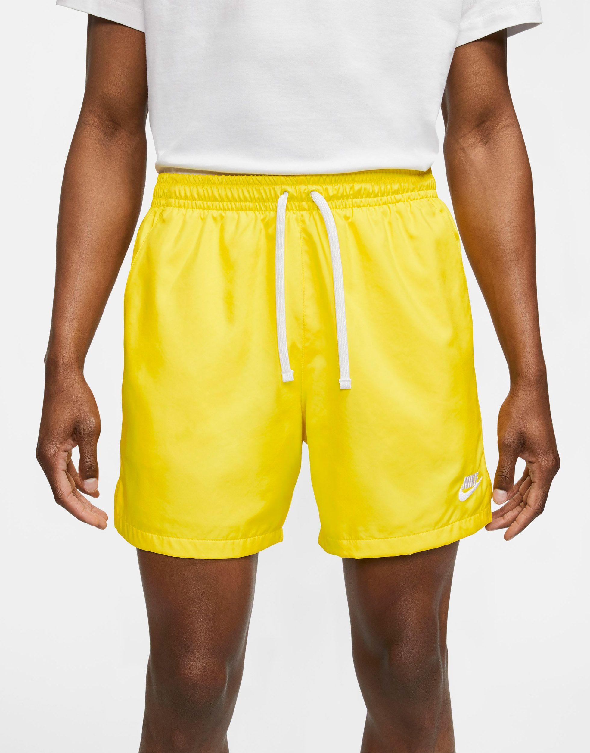 Nike Sportswear Woven Shorts (opti Yellow) for Men | Lyst