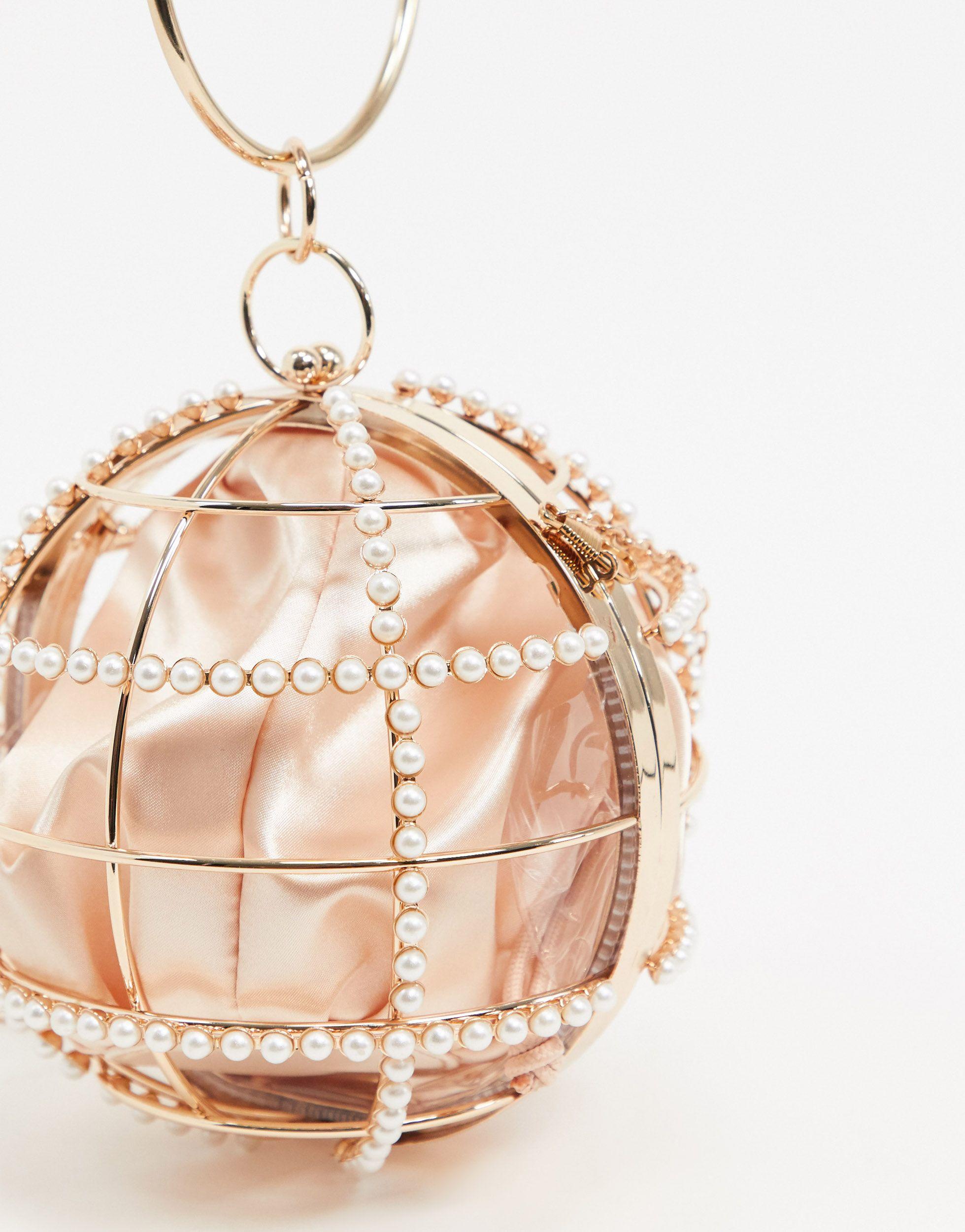 Asos design cage sphere clutch bag Clearance