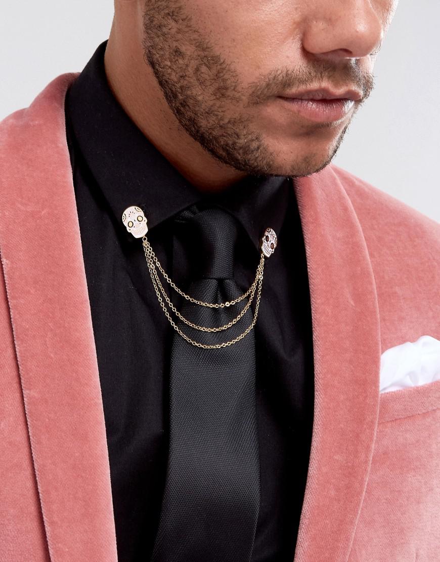 Suit collar chain outlet