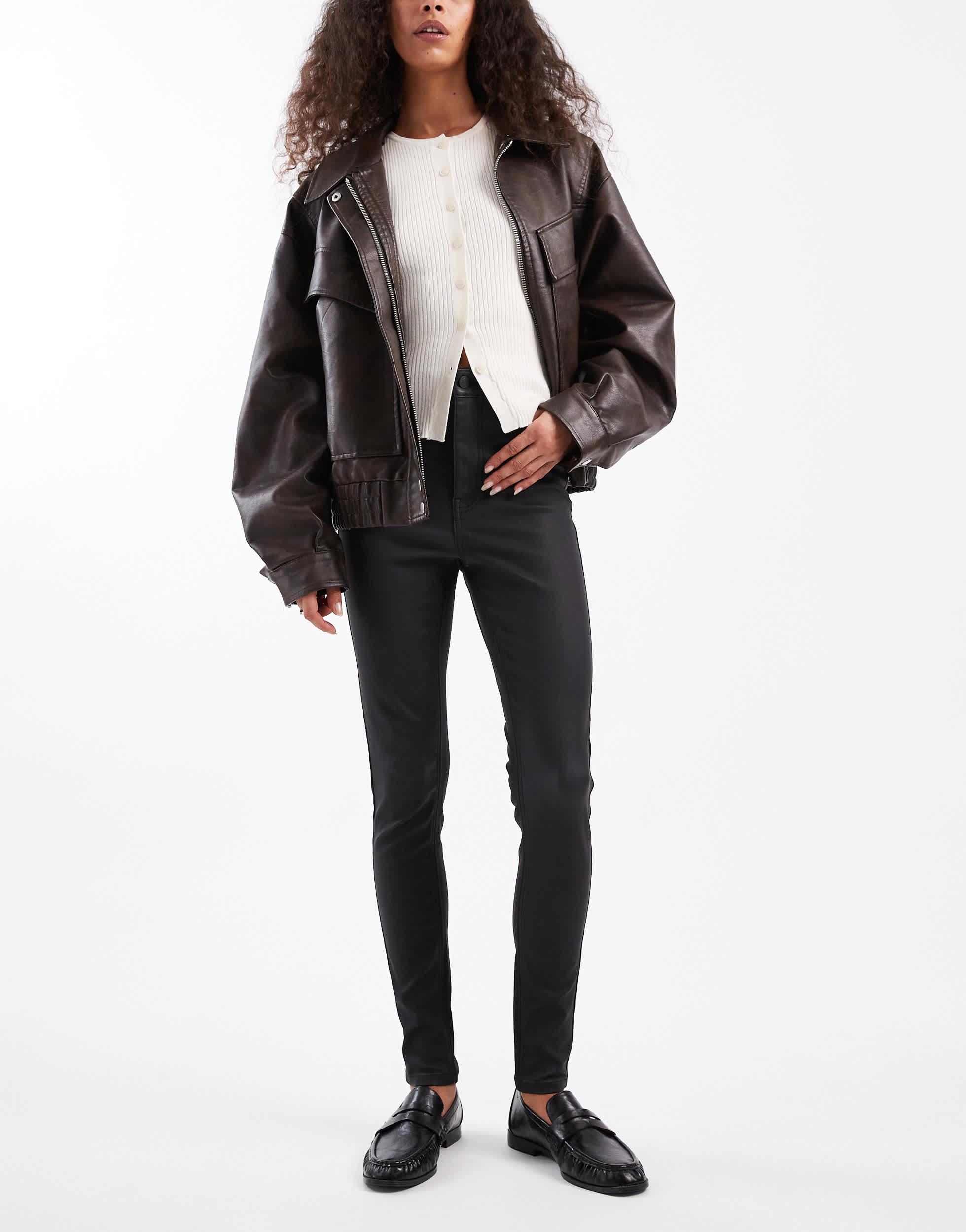 Jean Skinny Blanc New Look Taille 8 - Coupe Slim - Occasion Très Bon état