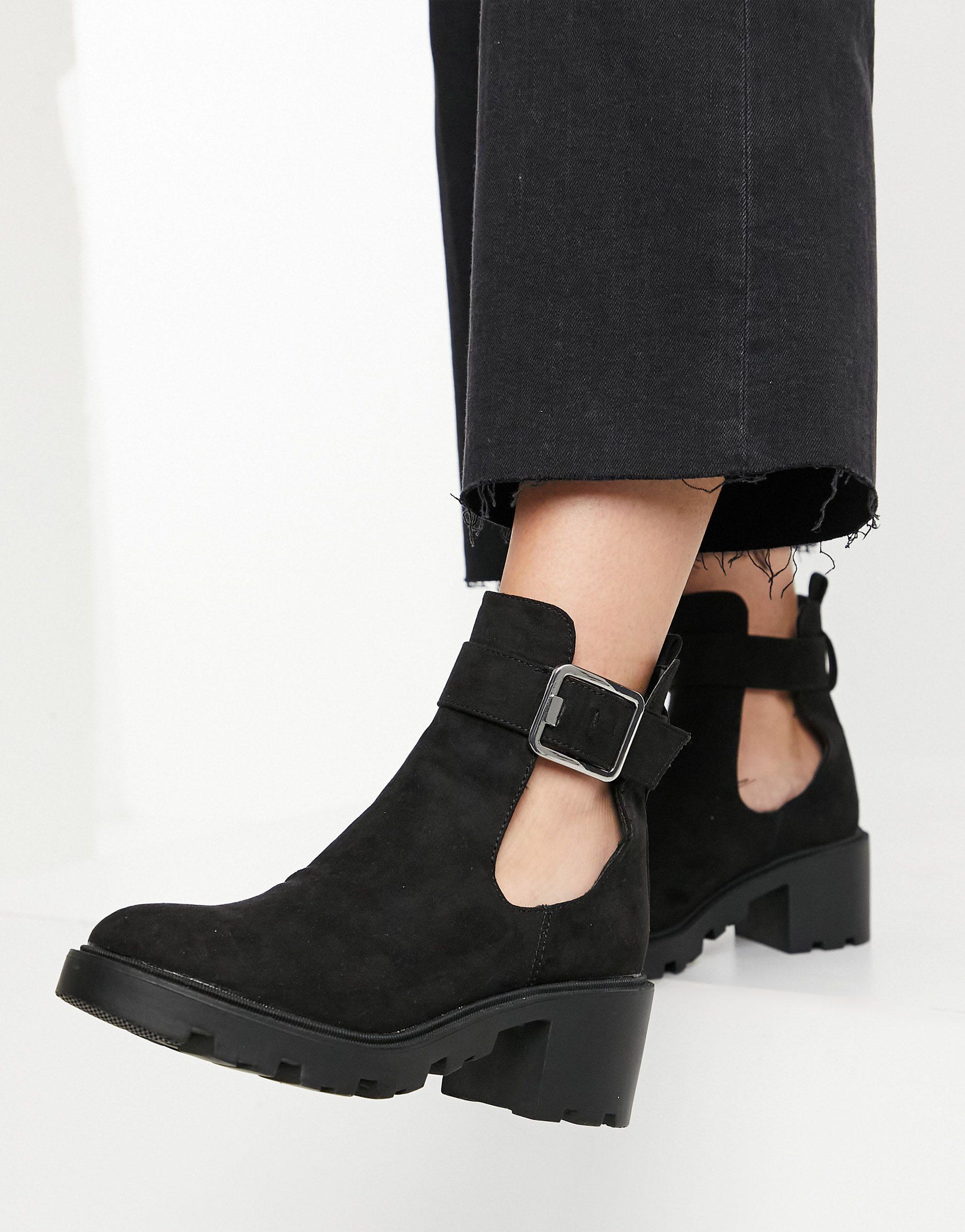 new look cut out boots