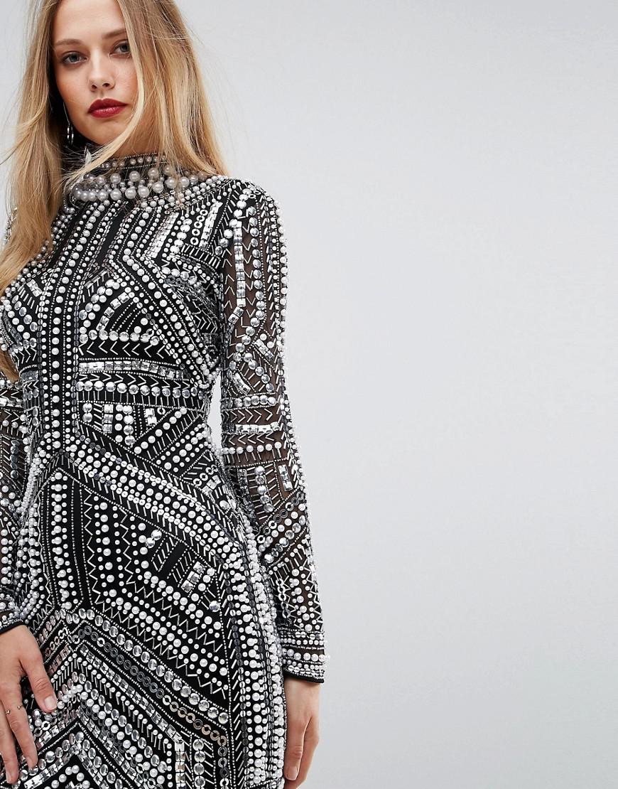 asos armour dress