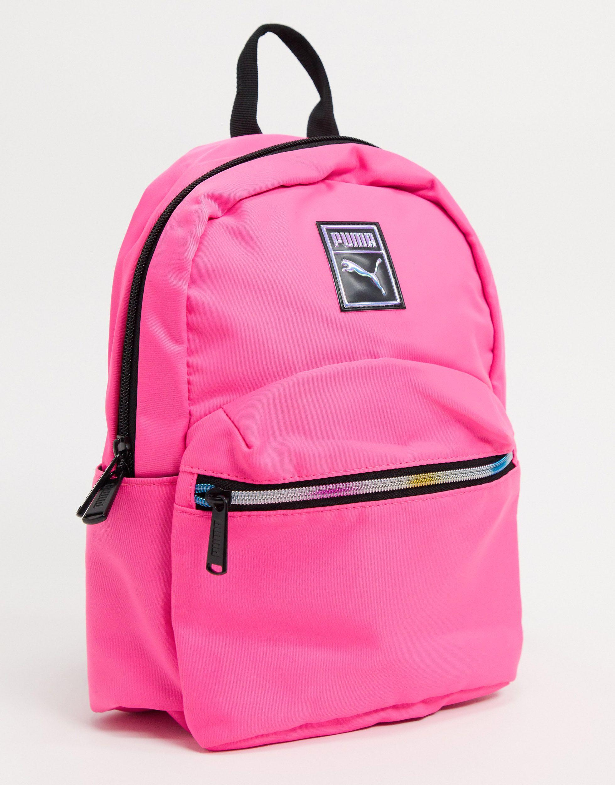 pink puma rucksack