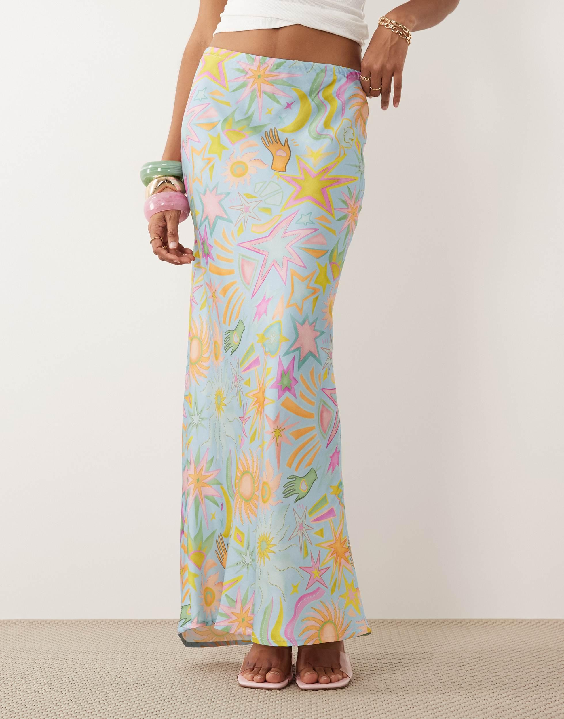 knee length dresses for ladies Never Fully Dressed Animal Sheer Maxi Skirt  Think Bubbles