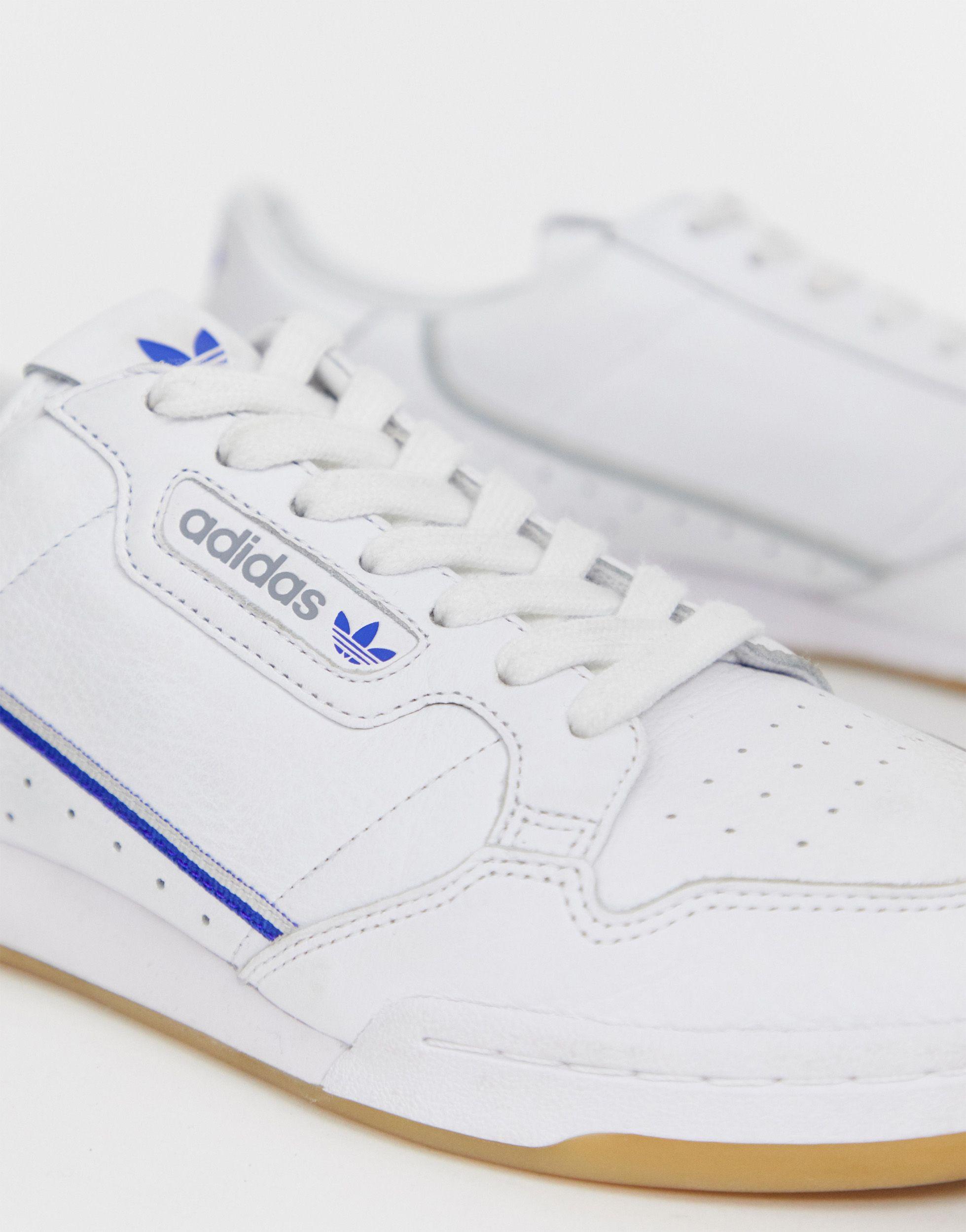 adidas Originals Continental 80's Tfl Piccadilly Jubilee Line Trainers in  White for Men | Lyst UK
