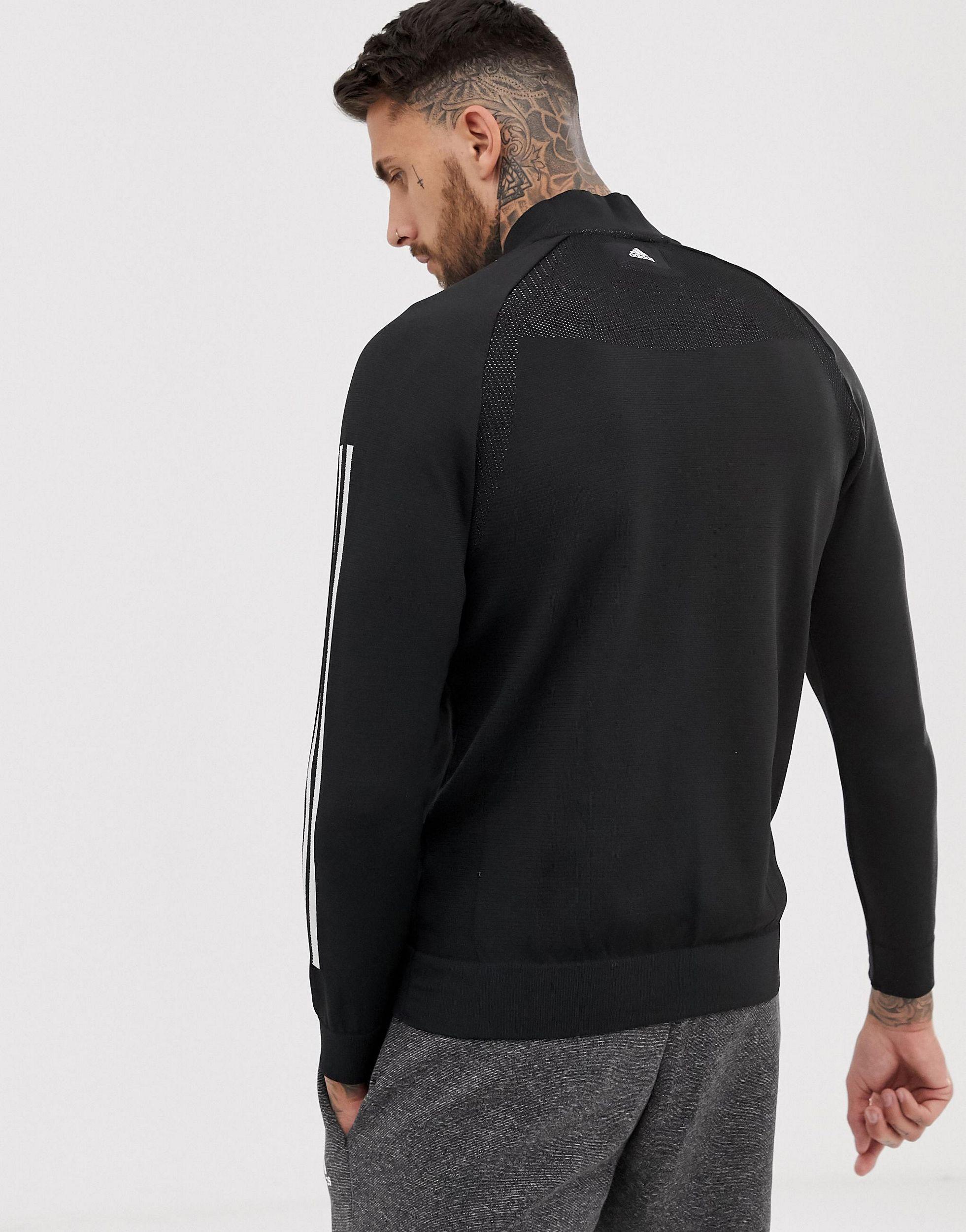 adidas id knit bomber jacket