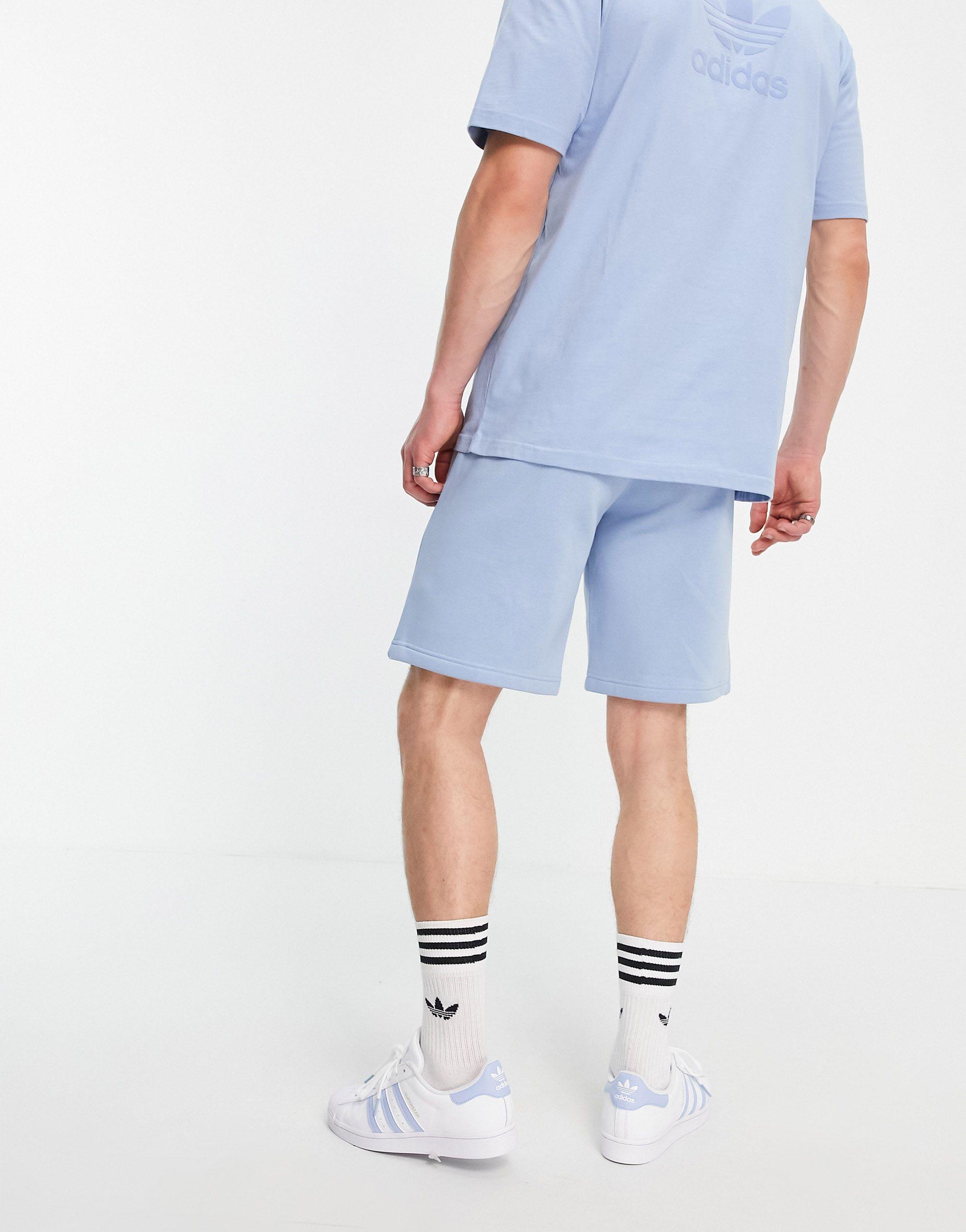 adidas Originals Adicolor Marshmallow Shorts in Blue for Men | Lyst