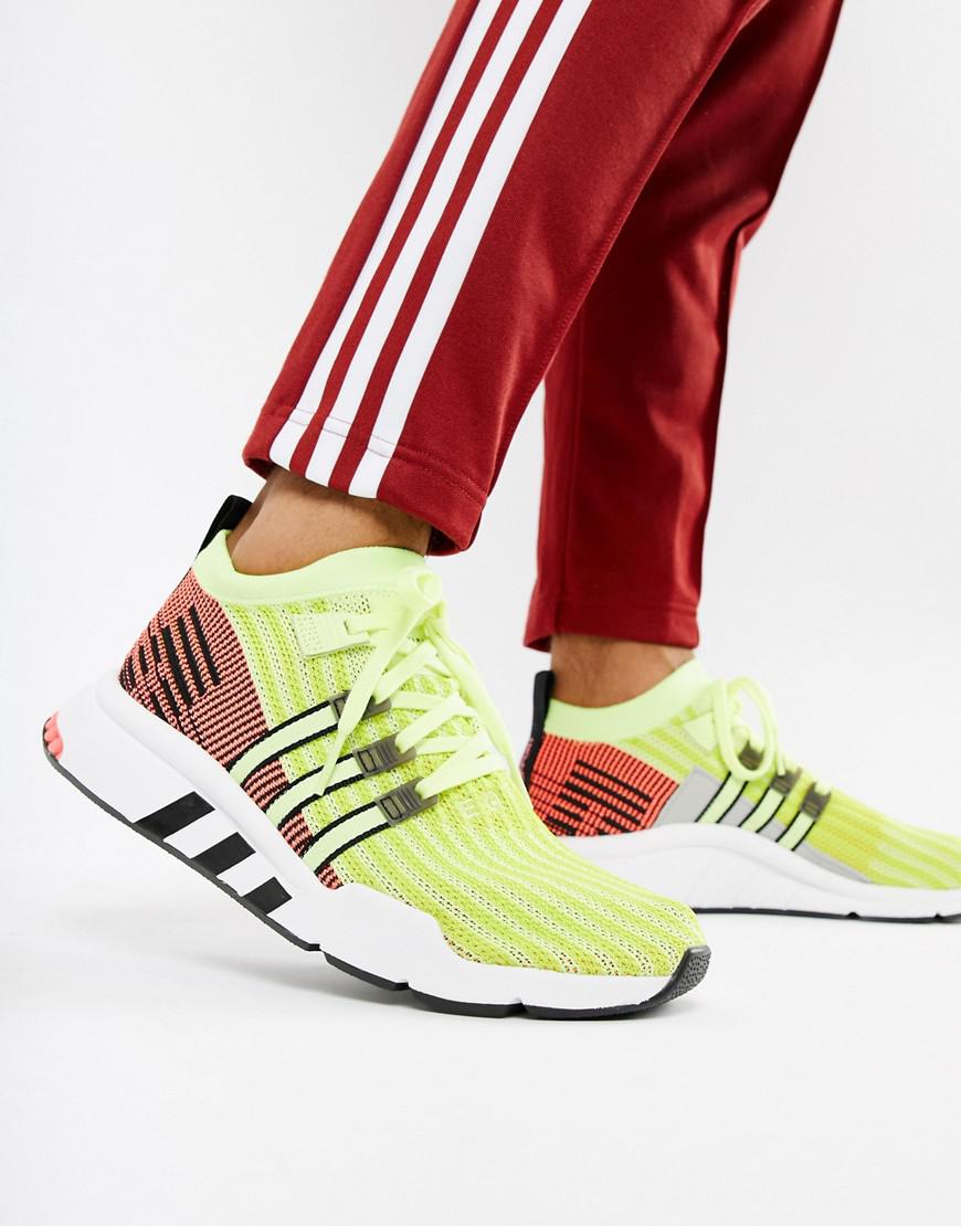 adidas eqt support rf verde fluo