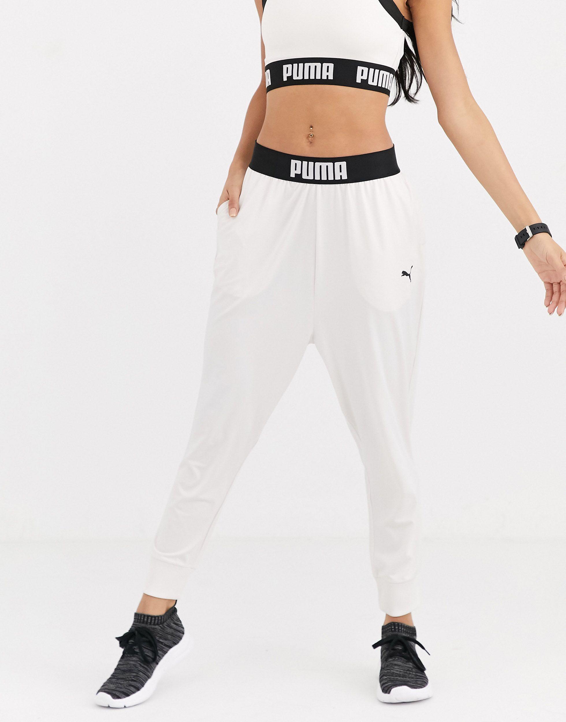 PUMA Exclusive To Asos Drapey Pants in White - Lyst