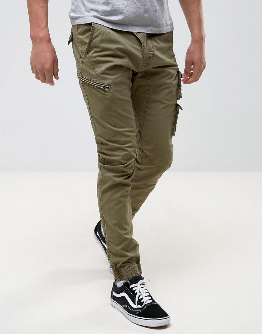 Replay Slim Fit Cargo Pant in Green for Men - Lyst