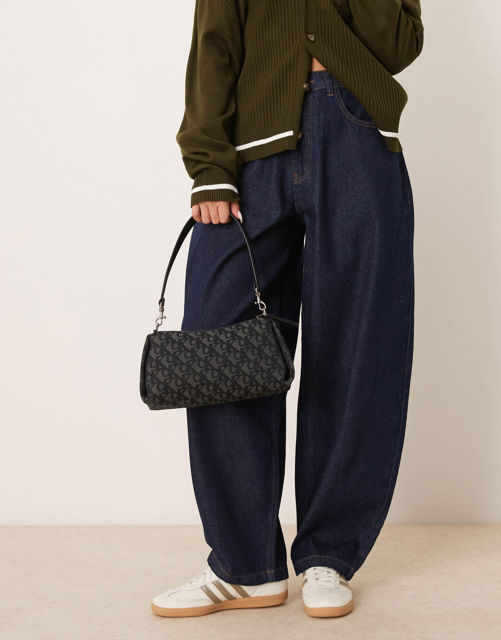 Calvin Klein Calvin Klein 90s Monogram Shoulder Bag in Brown