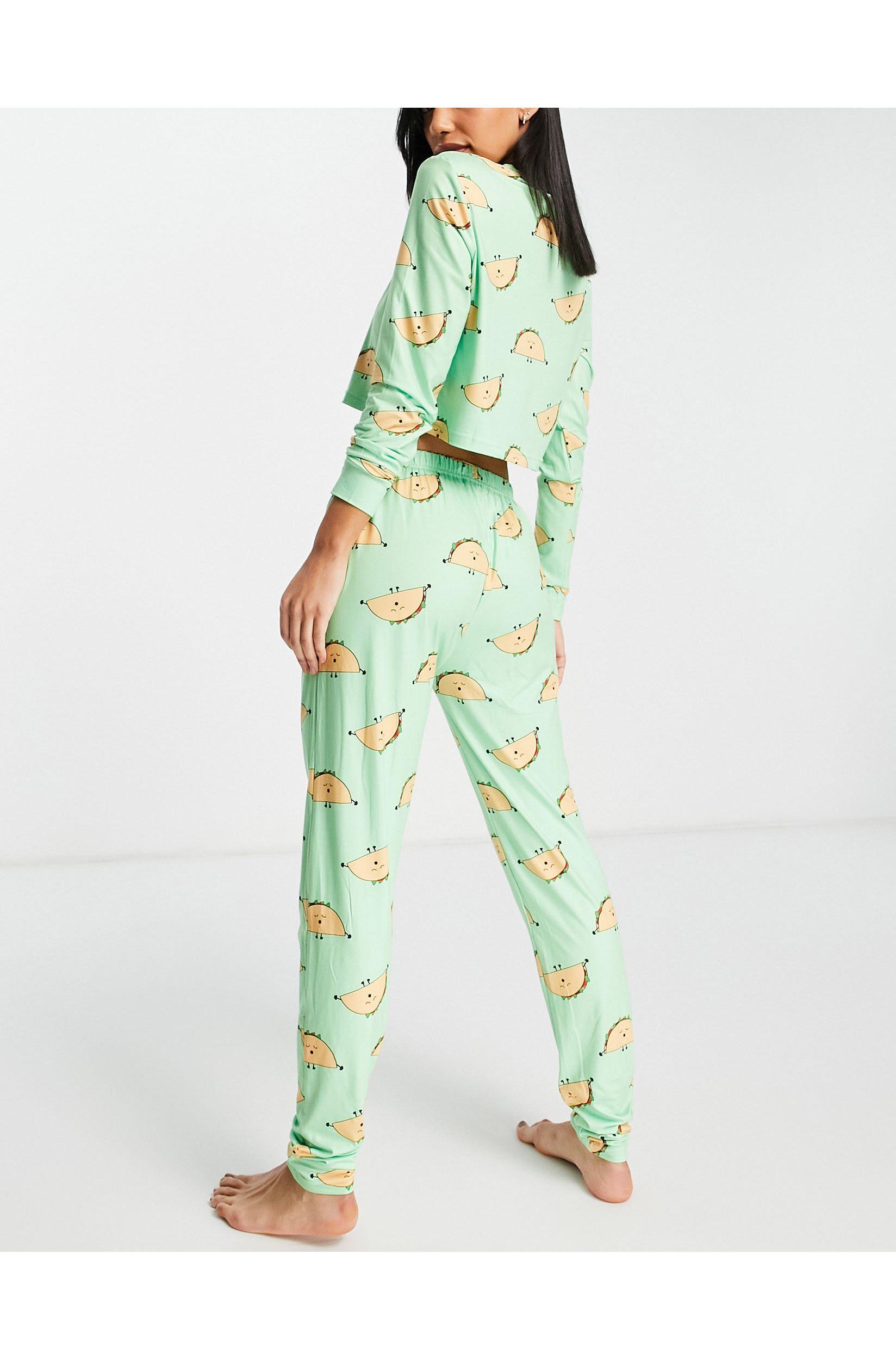 Sweatpants Pyjama Couple Asos Christmas Pyjamas Avocado Pjs Asos