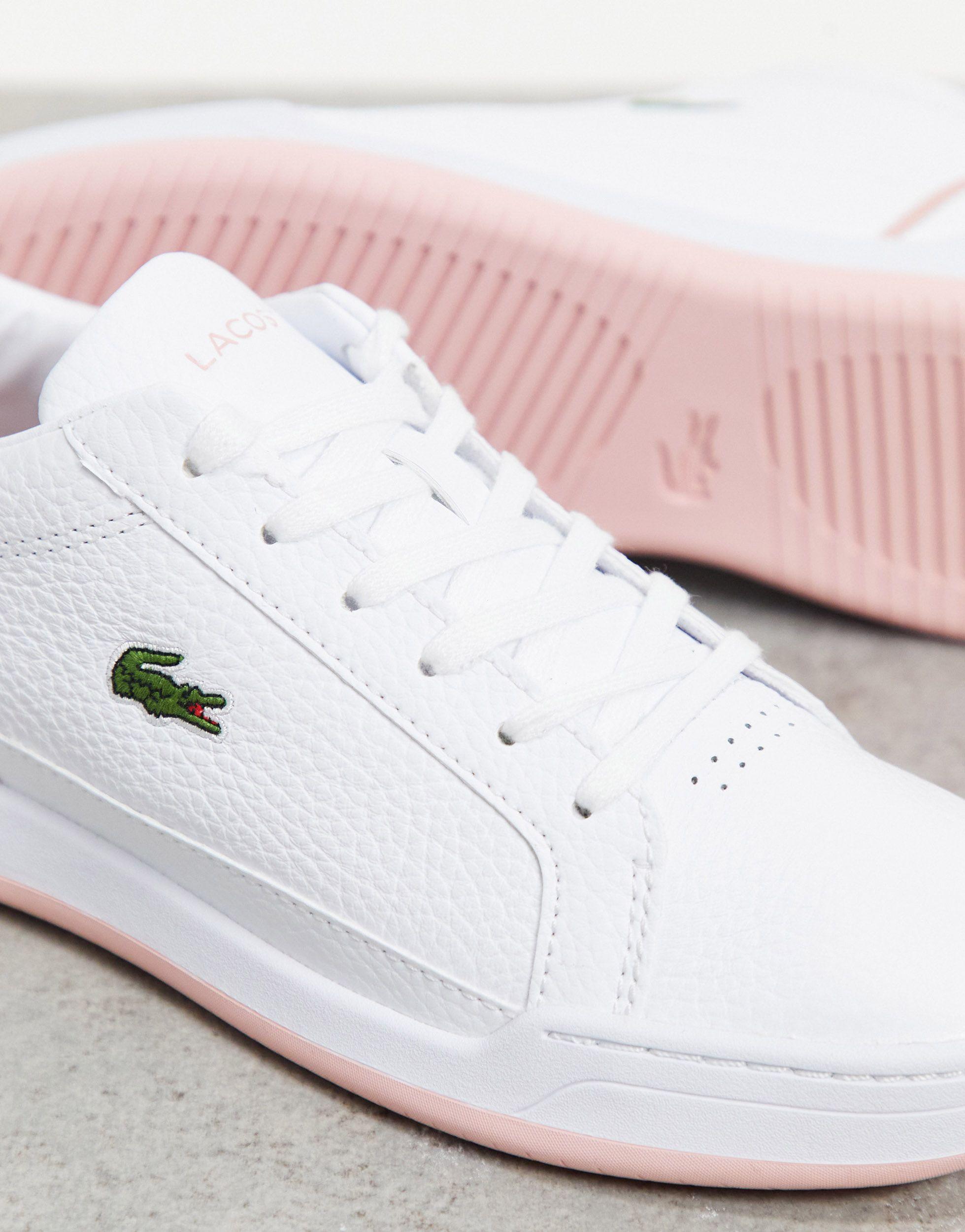 Кеды Лакост Женские Белые Кожаные Купить