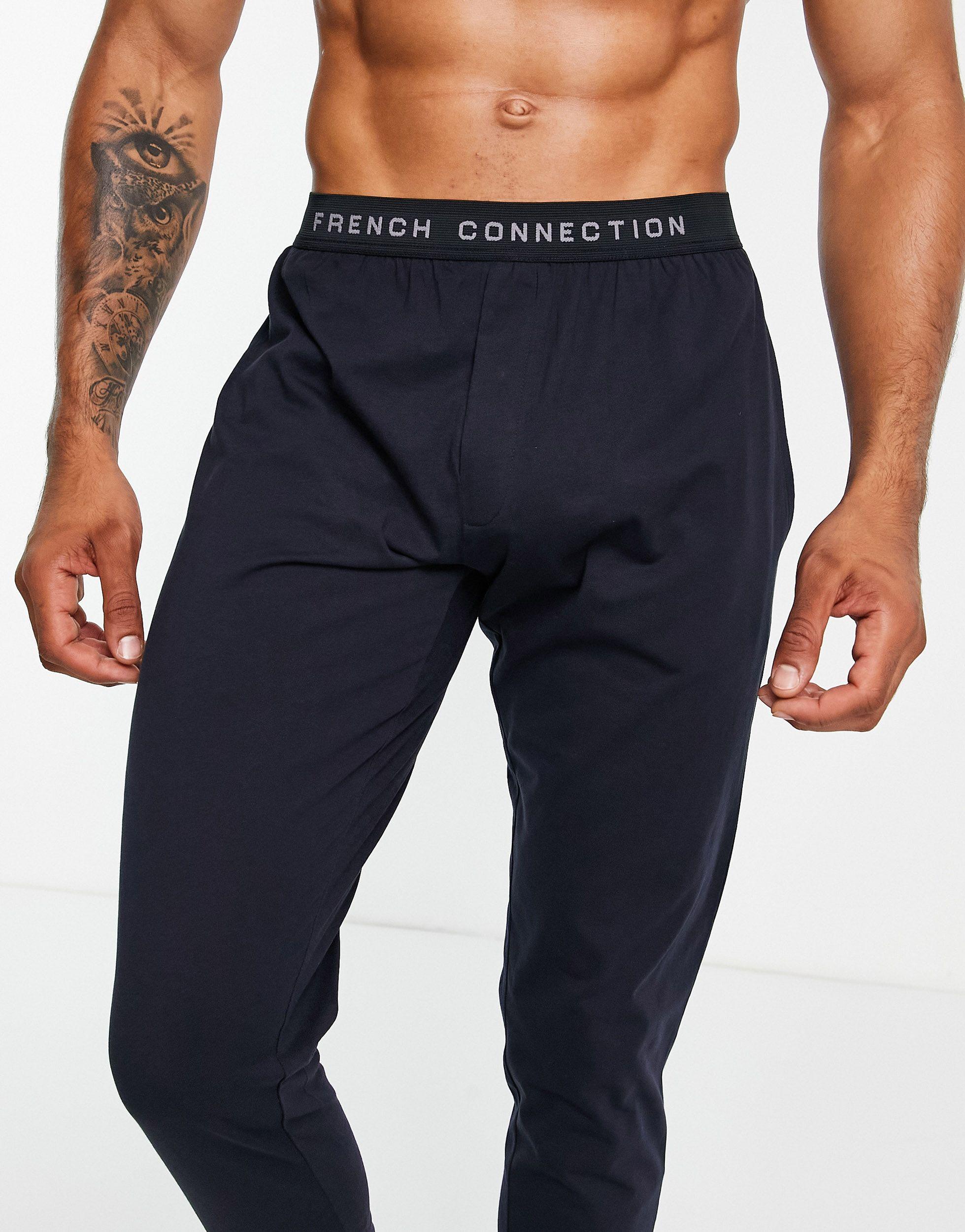 French Connection Lounge Pants in Blue for Men Lyst UK