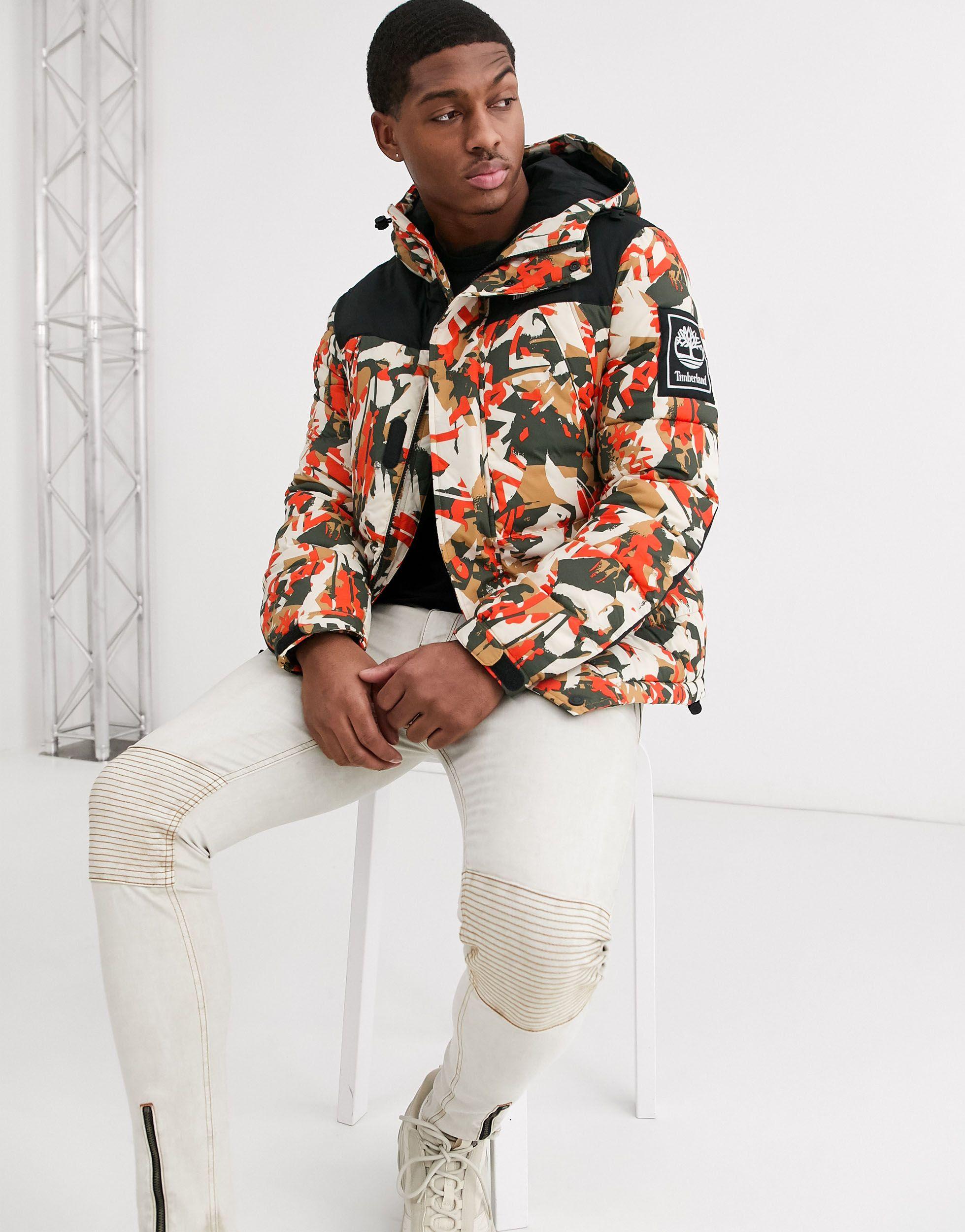 timberland camo jacket
