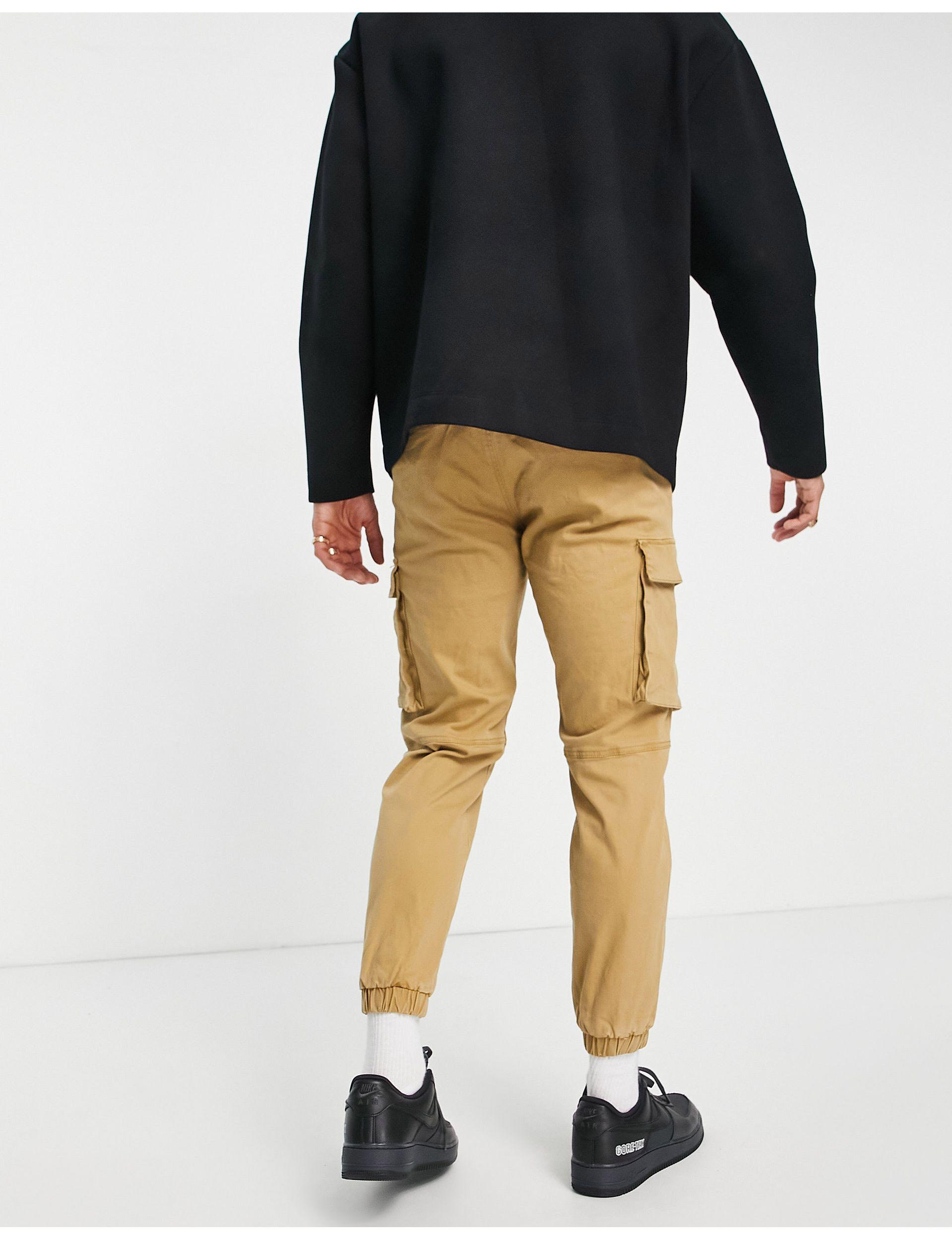 Pull\u0026Bear Denim Cargo Pants for Men | Lyst