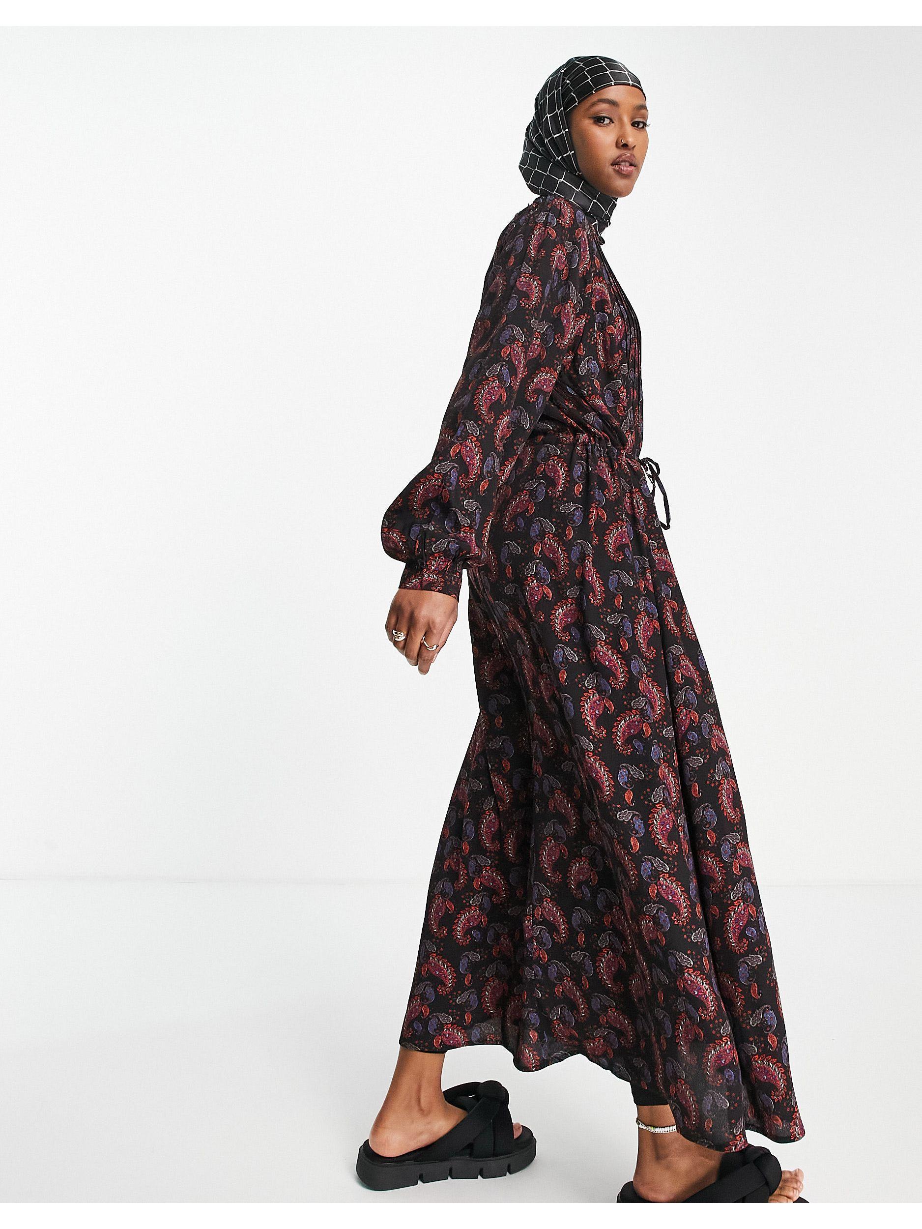 Mango Midi-jurk geruite print Mode Jurken Midi-jurken 