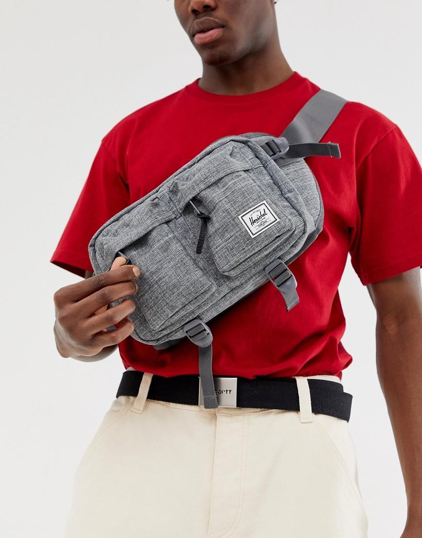 Herschel Supply Co. Eighteen 6l Bum Bag In Raven Crosshatch in Gray for