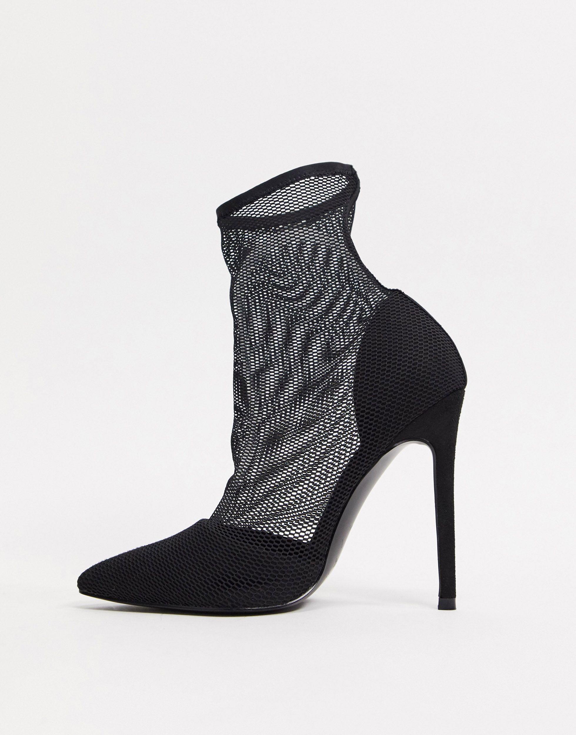 mesh sock booties