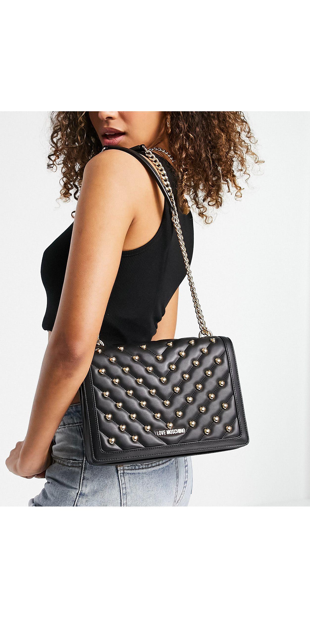 Love moschino tasche nieten Outlet