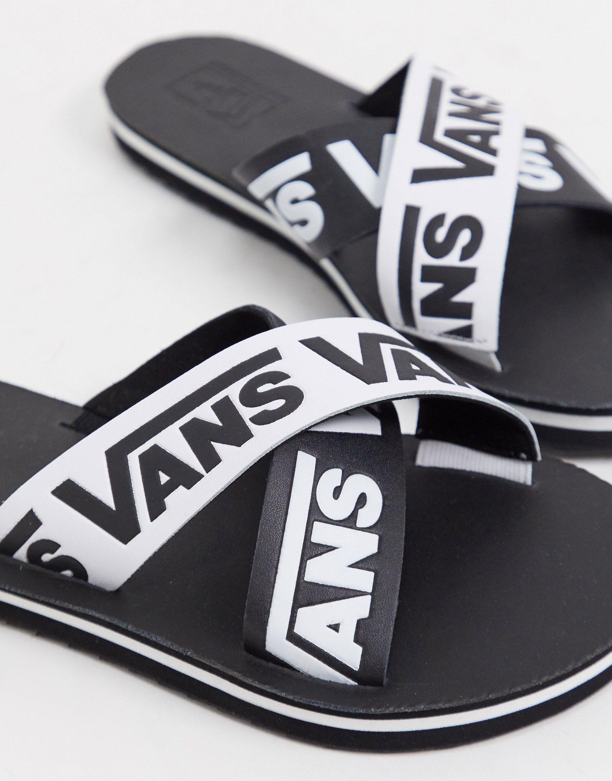2 strap vans slides