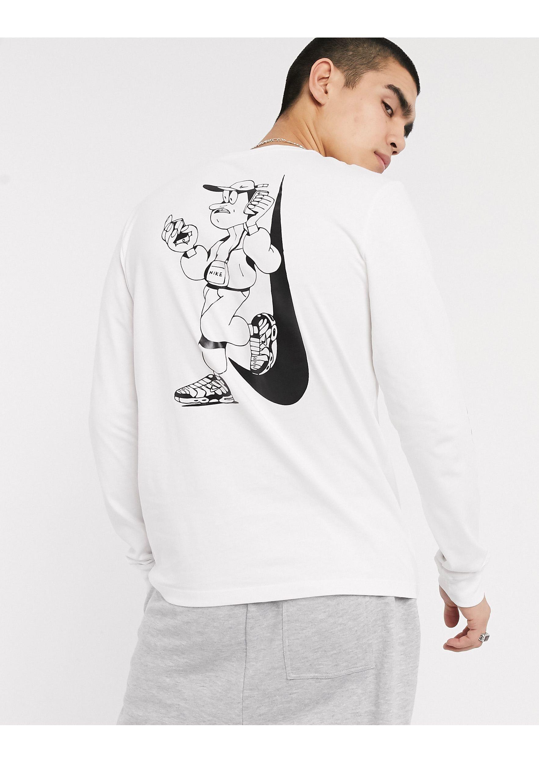Nike Cotton Lugosis Artist Pack Long Sleeve T-shirt in White for Men | Lyst