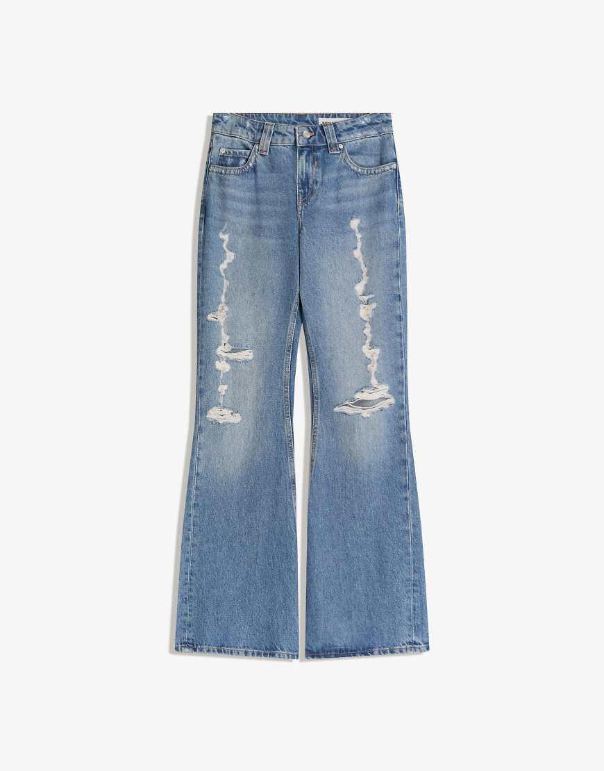 Jeans a zampa d'elefante da donna di Bershka a partire da 25 € Lyst