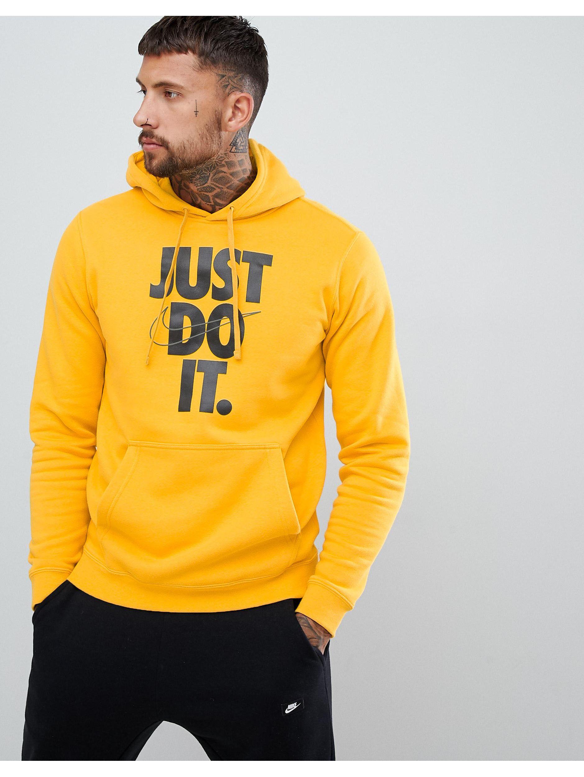 Just Do It - Hoodie - 928717-752 Nike pour homme en coloris Jaune | Lyst