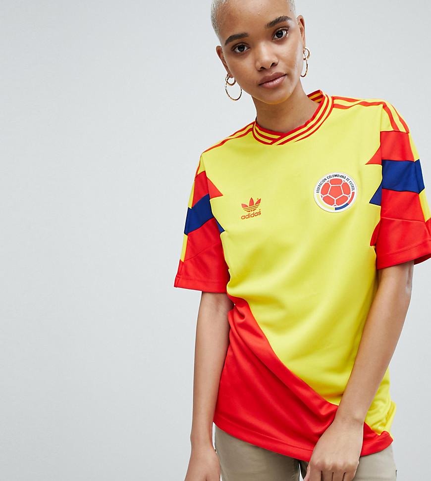 adidas Originals Colombia Mashup Football Shirt in Yellow | Lyst