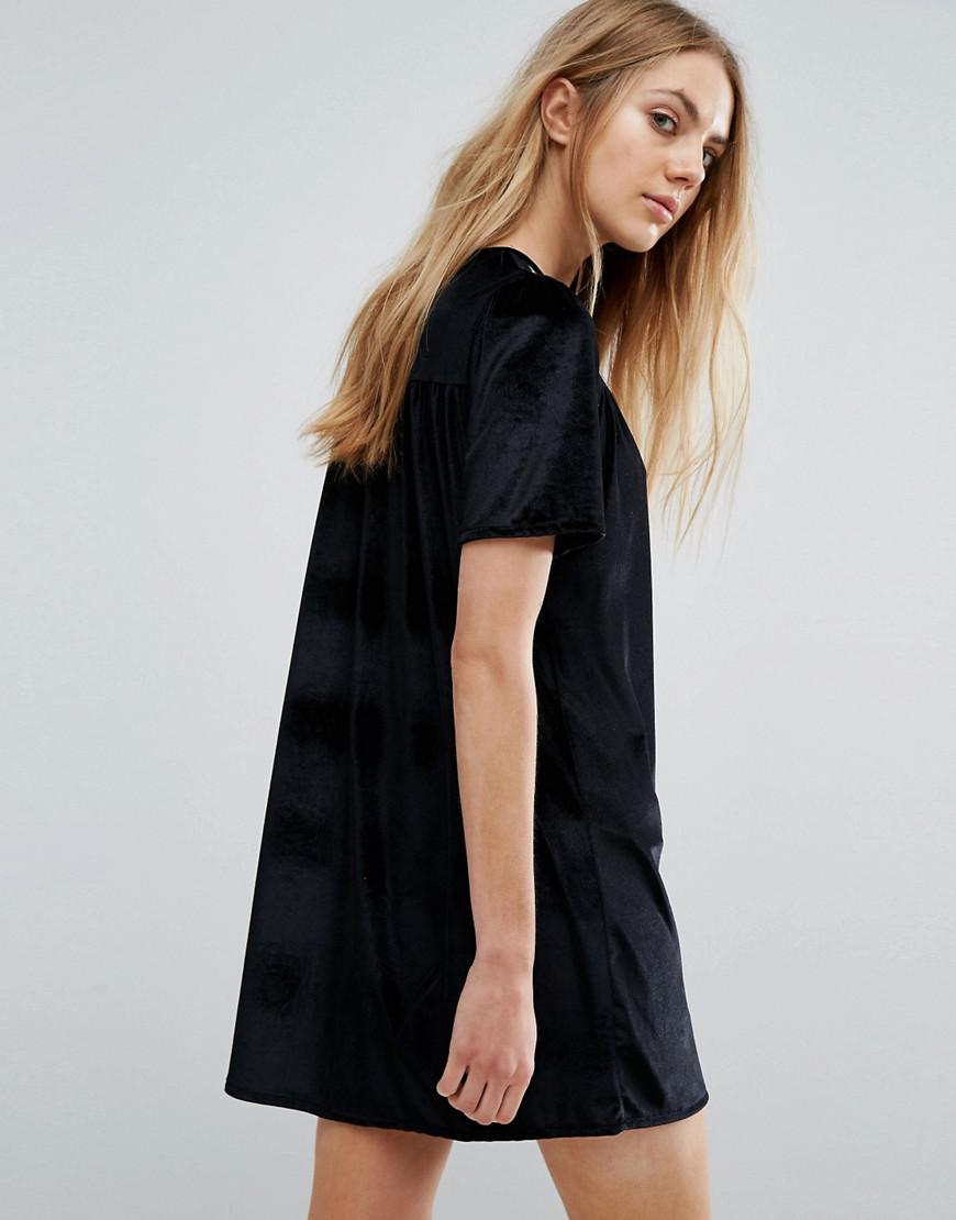 pull and bear black dress