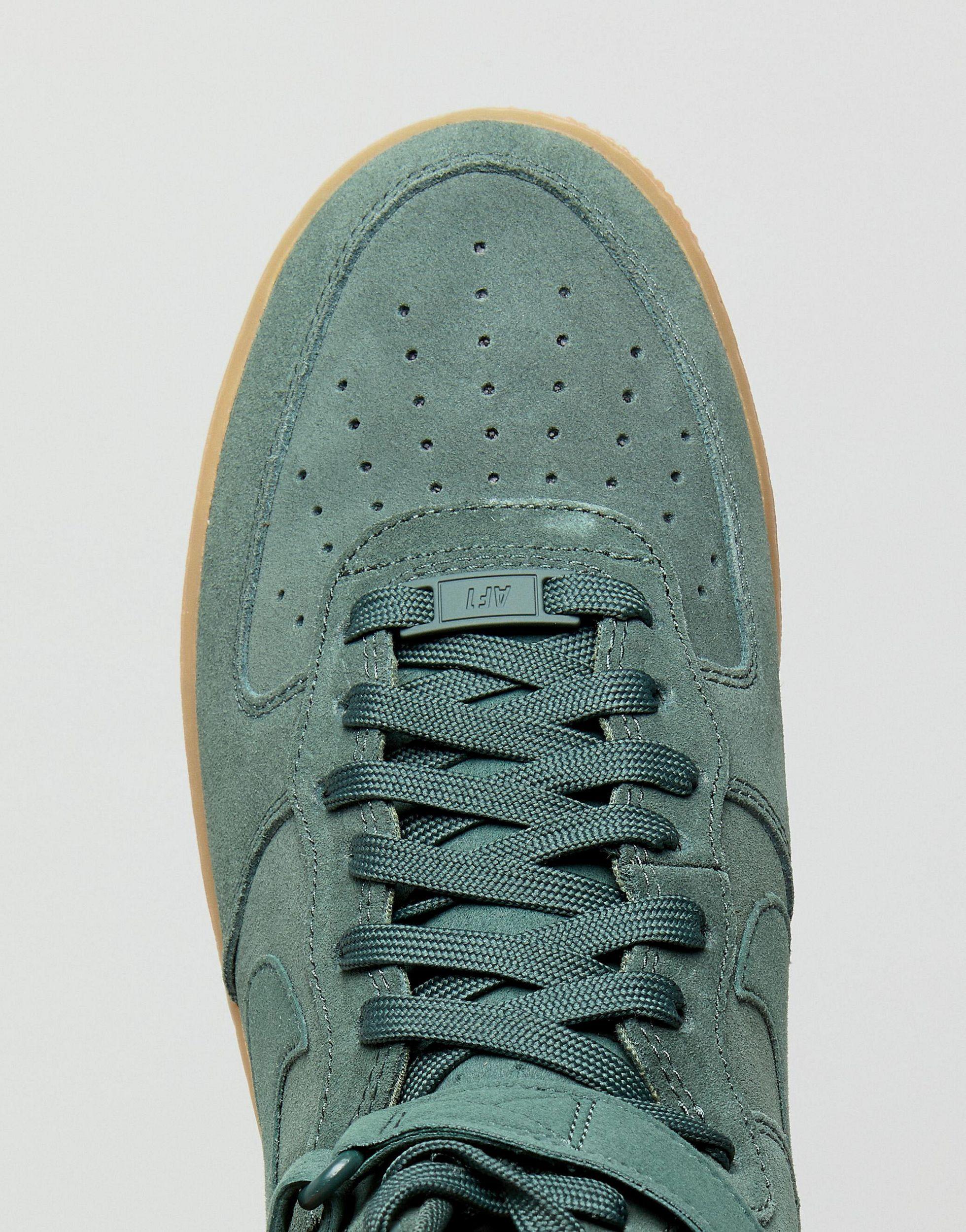 Nike Air Force 1 High 07 Lv8 Suede Vintage Green/vintage Green for Men |  Lyst