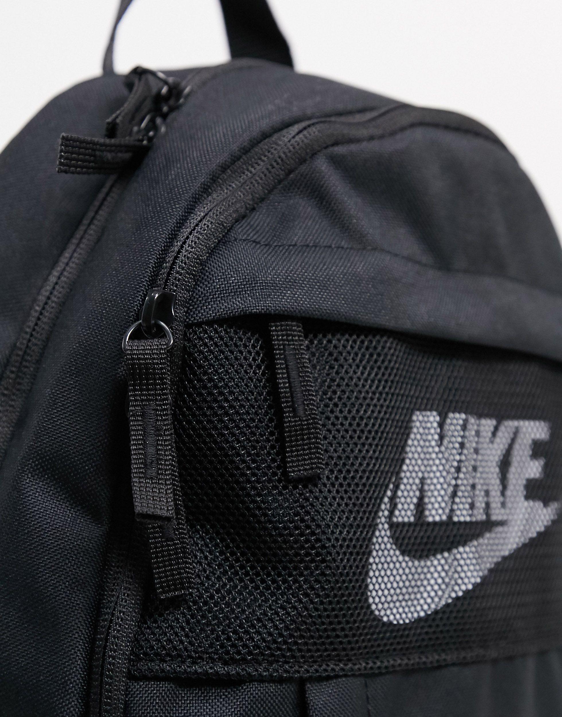 mesh nike backpack black