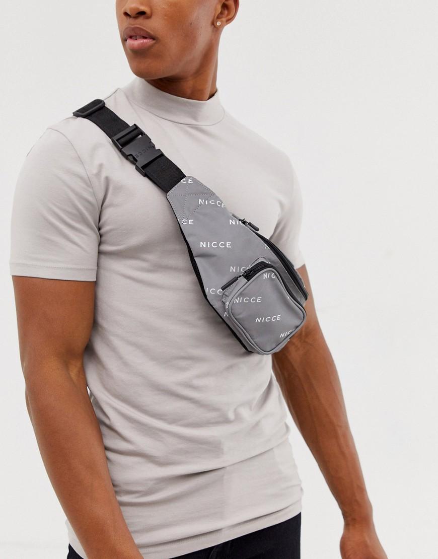nicce brett reflective waist bag