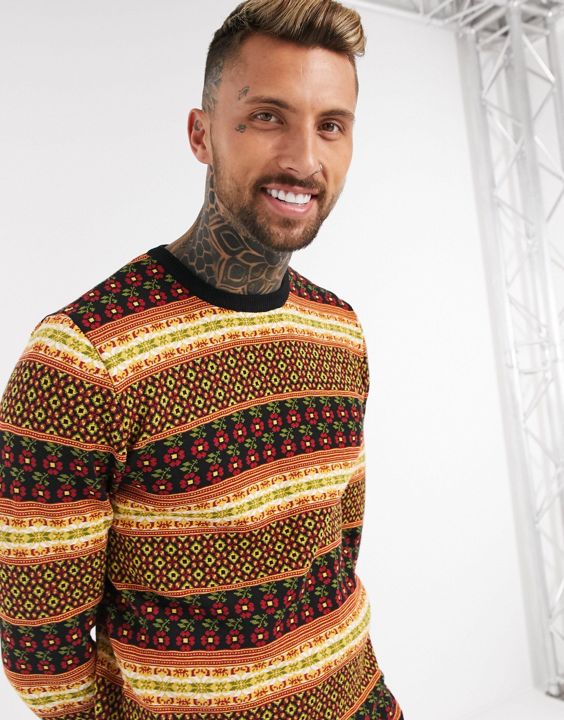 long fairisle jumper