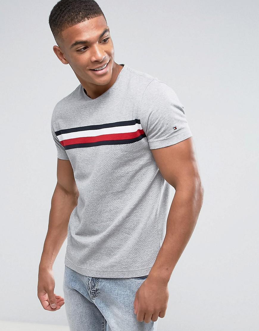 tommy hilfiger striped t shirt mens