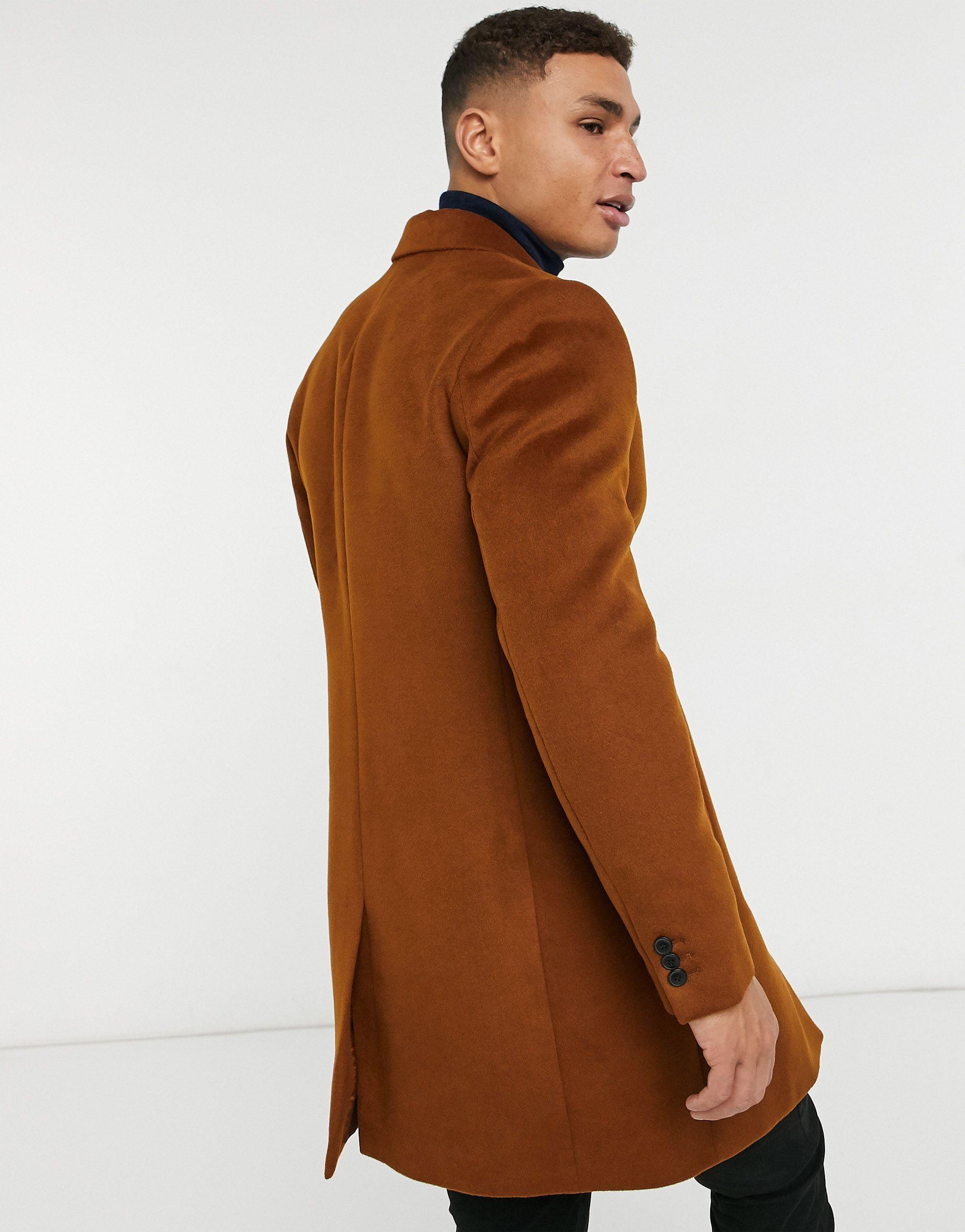 topman wool overcoat