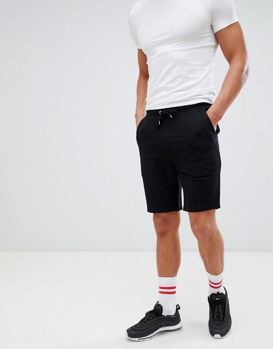 ASOS Cotton Jersey Skinny Shorts In 