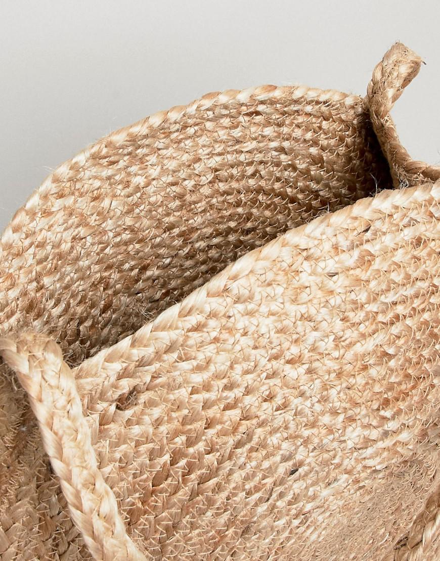 mango round straw bag