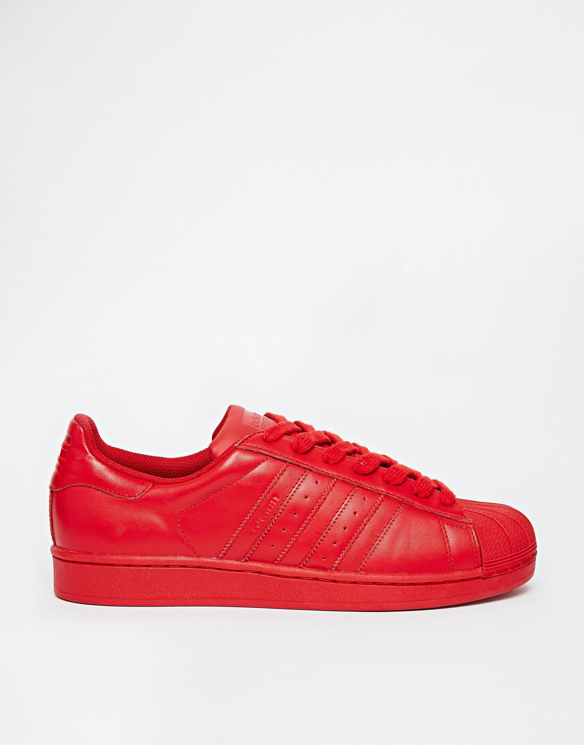 adidas Originals X Pharrell Supercolour Superstar S41833 in Red for Men Lyst