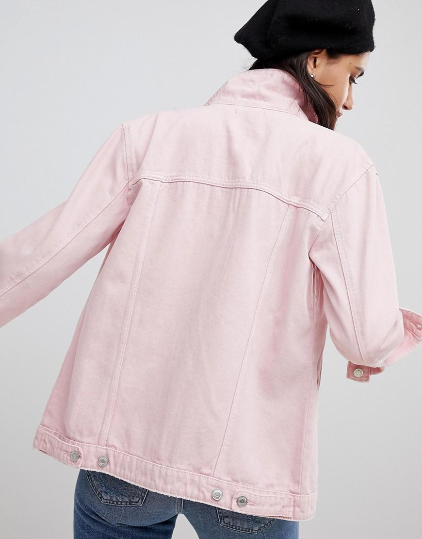 Stradivarius Oversized Denim Jacket in 