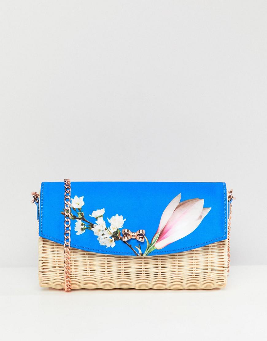 ted baker blue floral bag