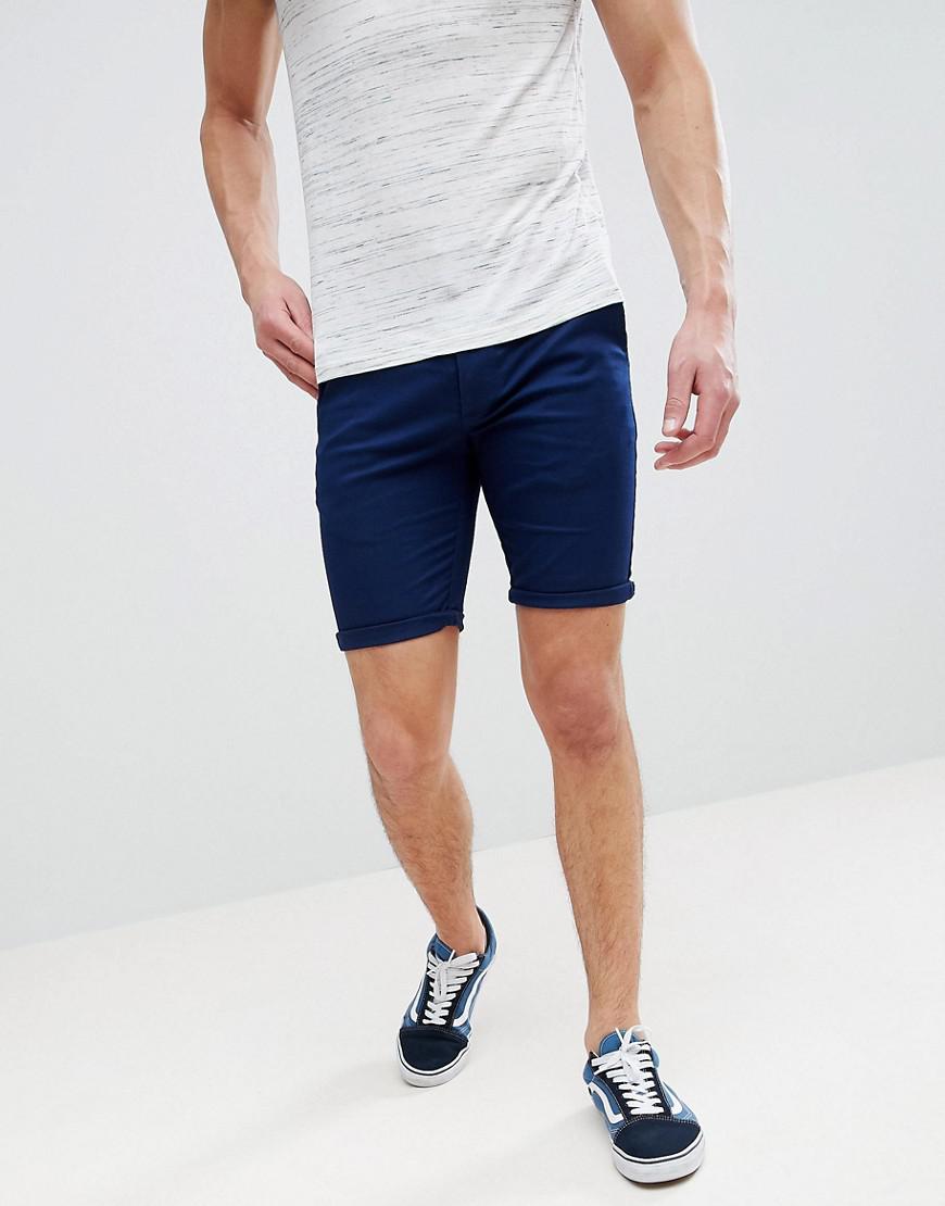 super skinny chino shorts