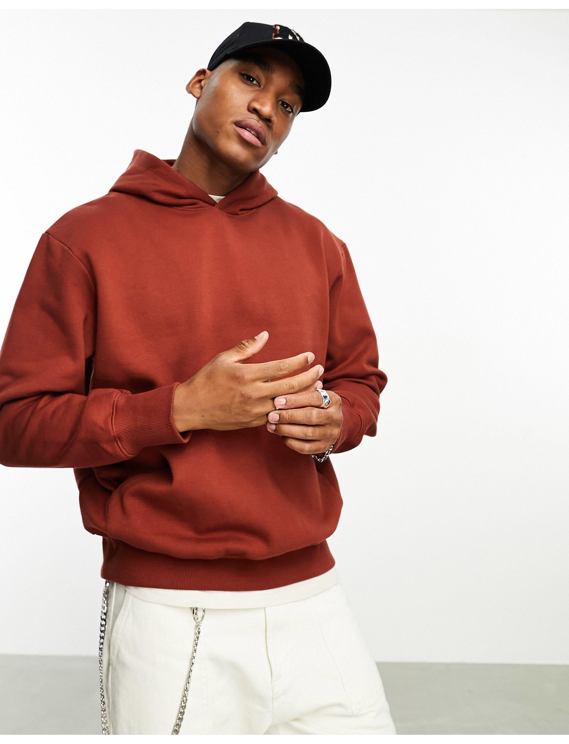 Red hoodie sales asos