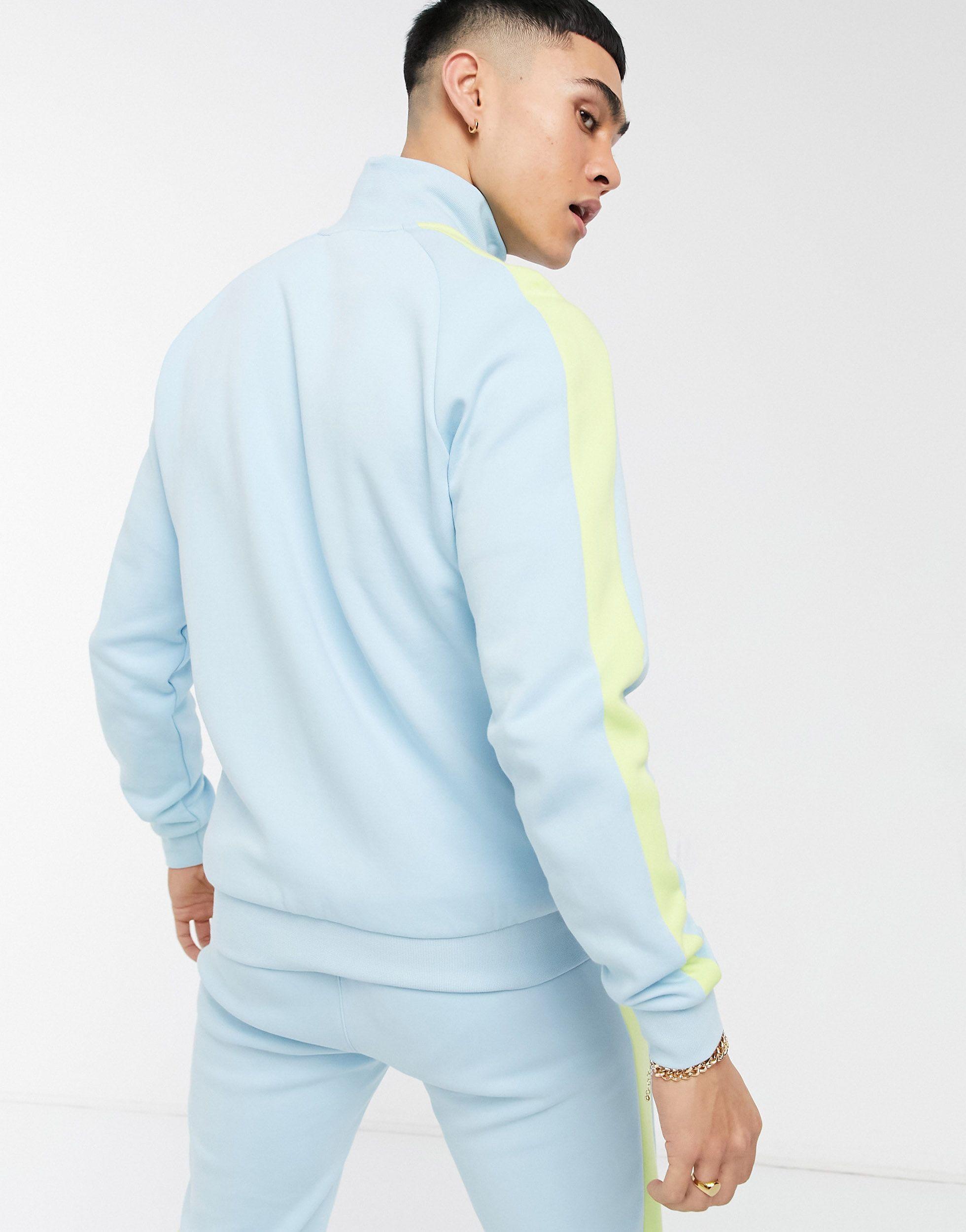 PUMA Luxe Logo Tracksuit Top in Blue for Men | Lyst Australia