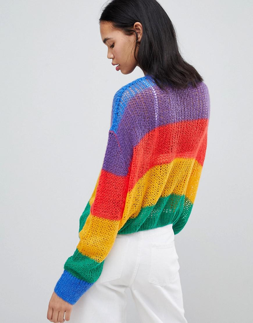 lazy oaf rainbow jumper