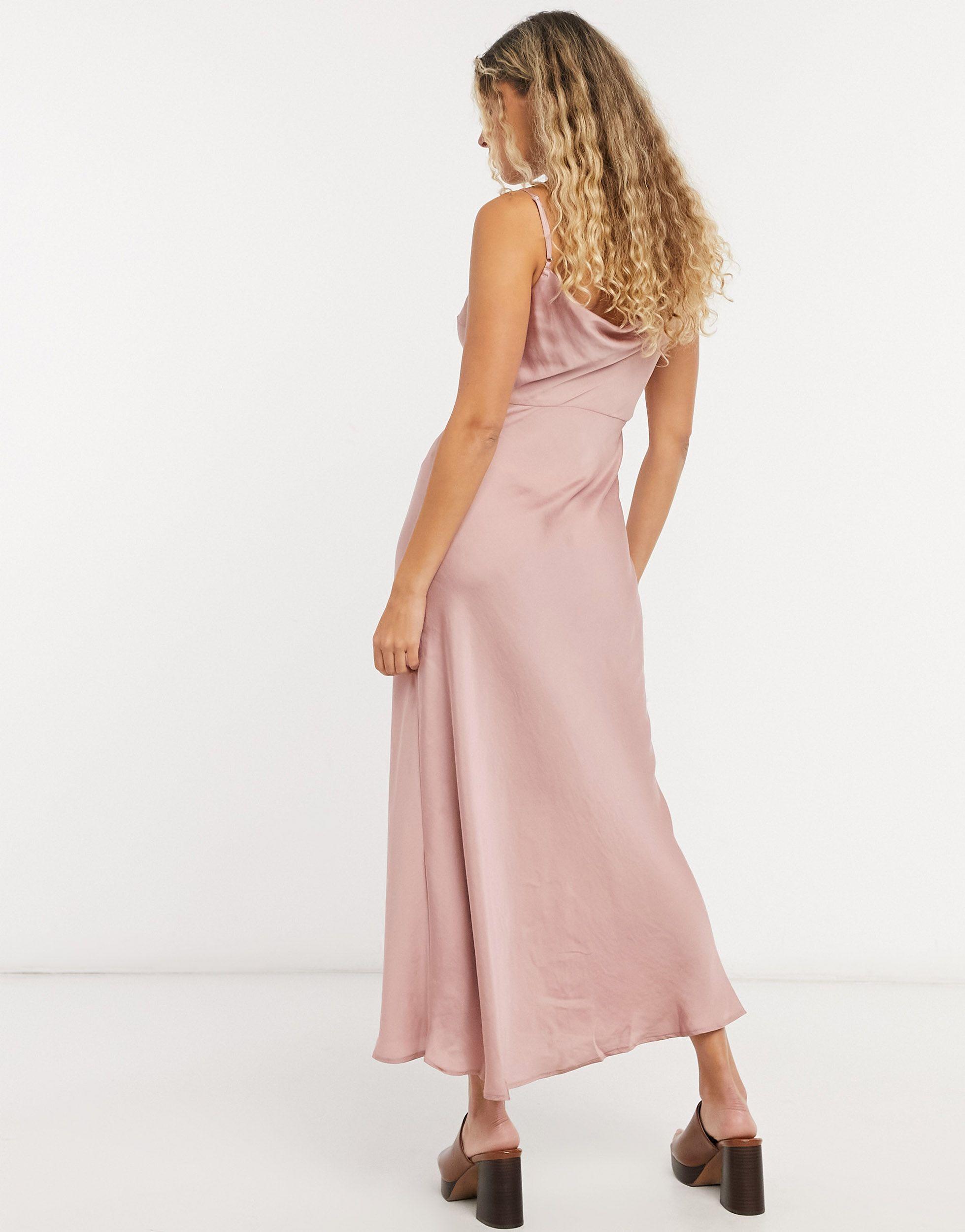 Mirrors Maxi Cami Dress in Pink 