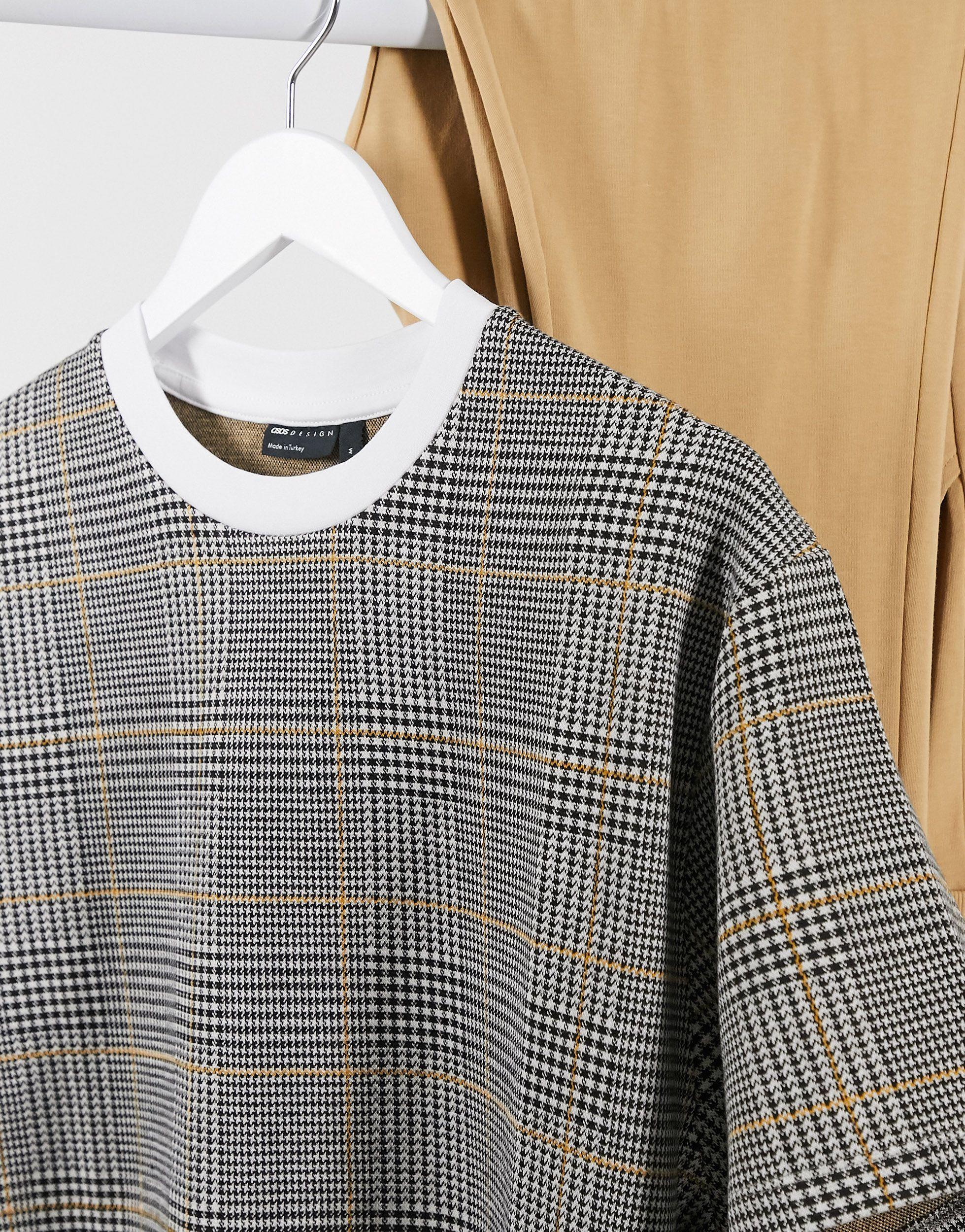 dogtooth jacquard zip through overshirt