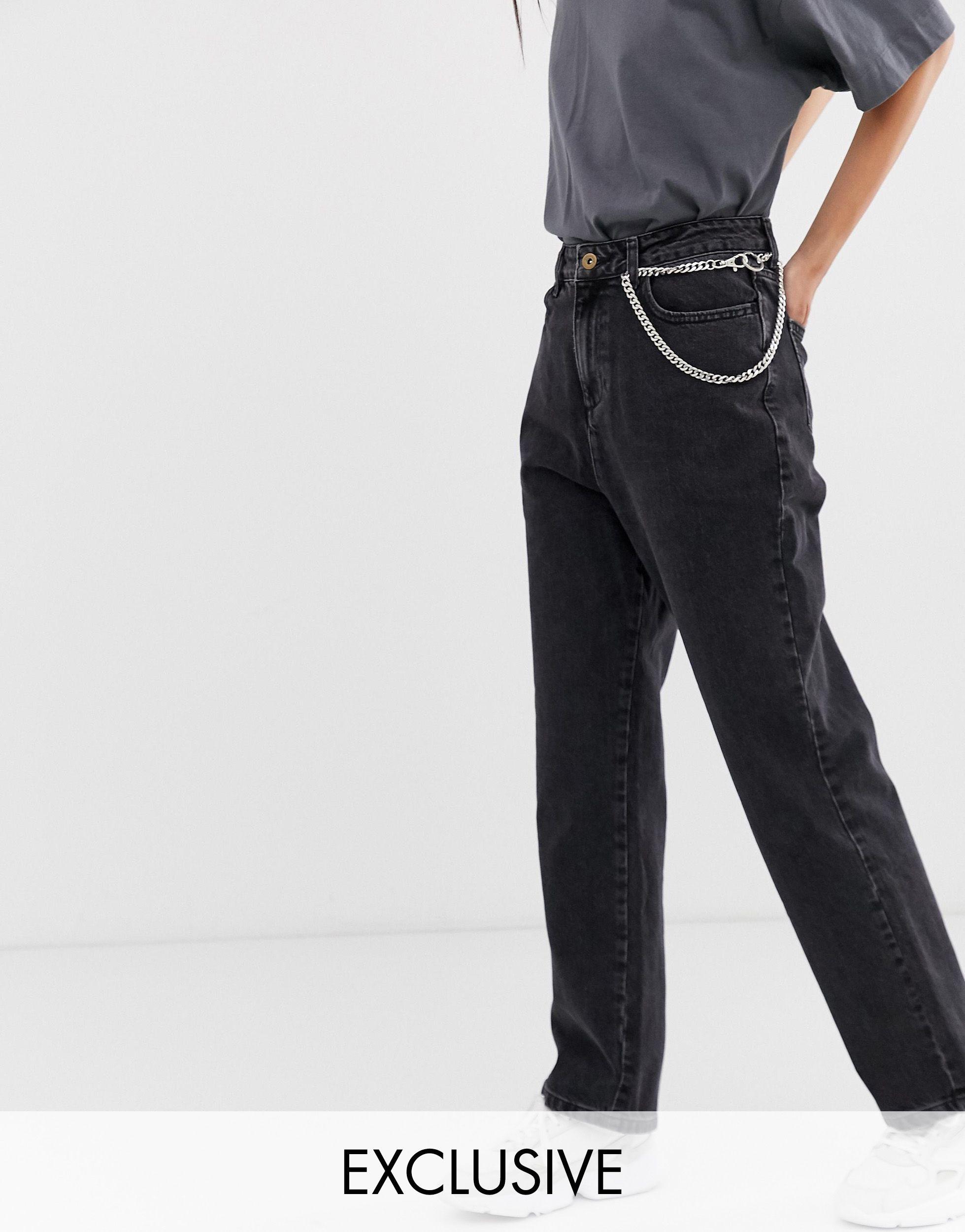 collusion straight leg jeans