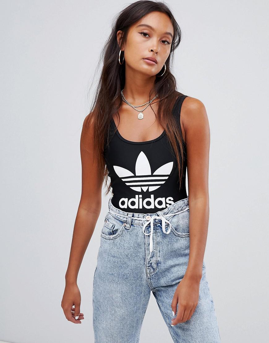 adidas trefoil bodysuit