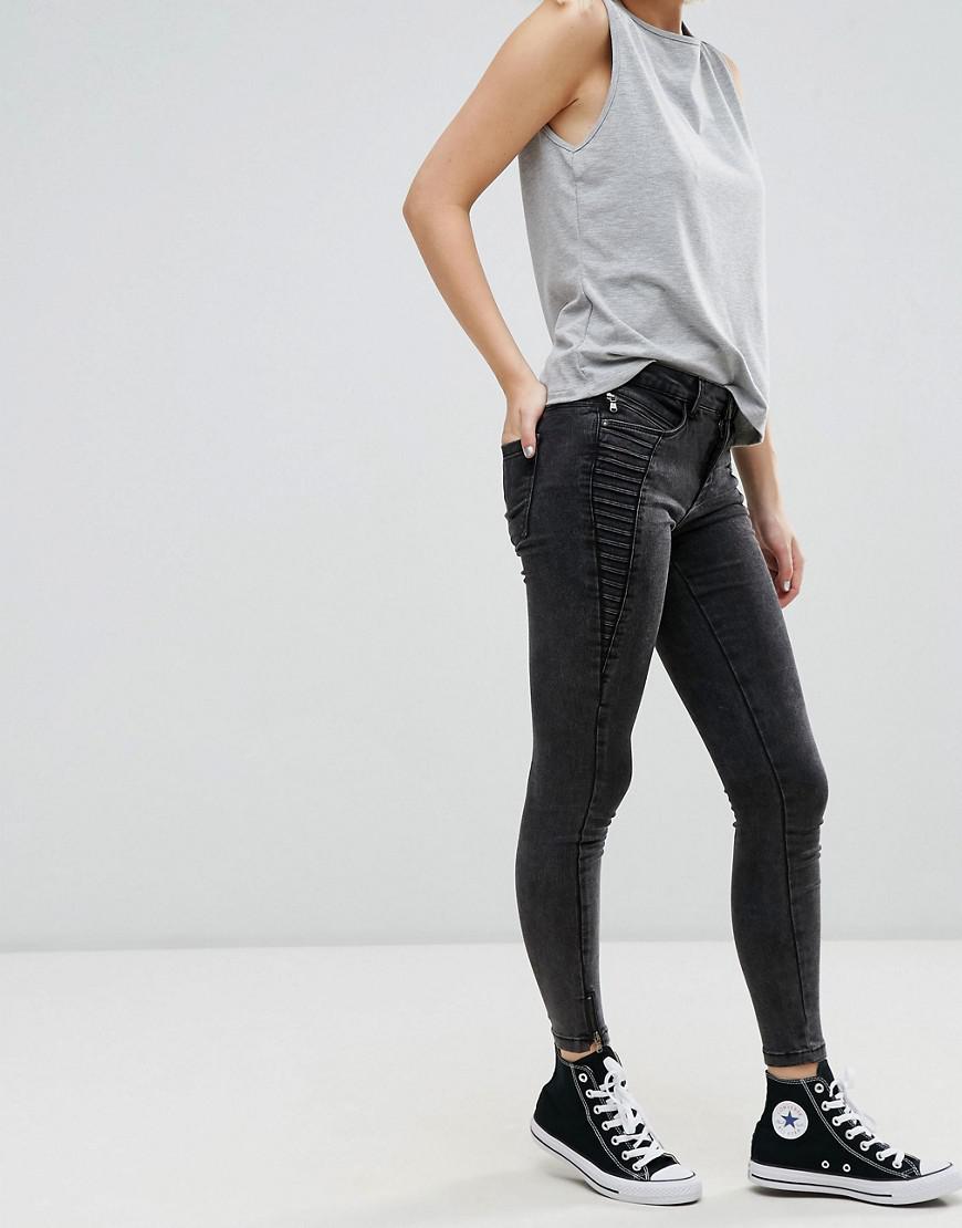 only kendell reg coated skinny fit jeans